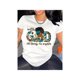 thumbnail image 1 of Womens Fashionable Cartoon GoD Print T-Shirt - Comfortable Crew Neck, Short Sleeves for Spring & Summer - eye-Catching artwork, Casual everyday Wear, 1 of 7