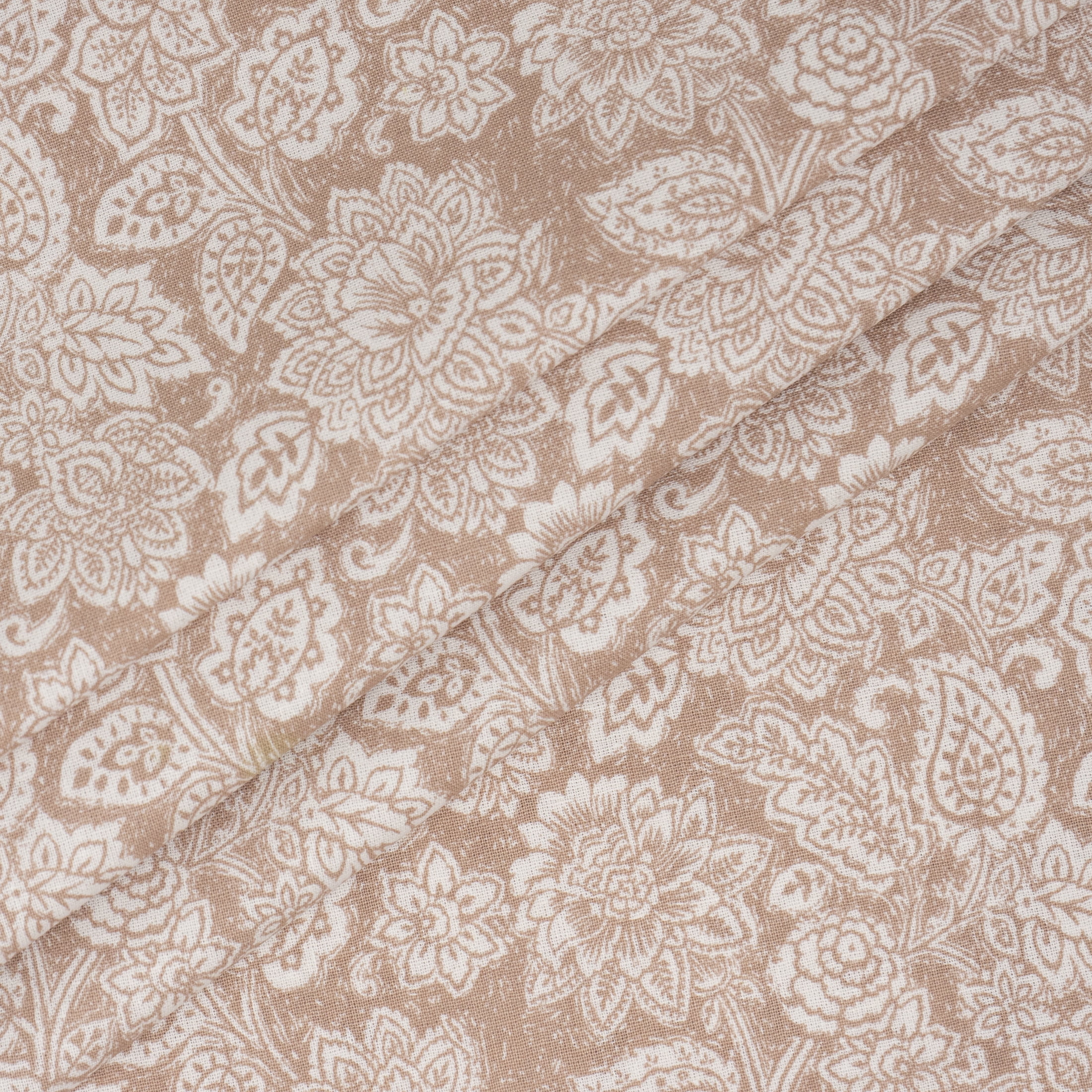 Waverly Inspirations 1 Yard Cut 100% Cotton Prints Fabric Woodcut Jacobean 44" Wide for Quilting & Sewing