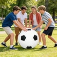 thumbnail image 4 of Vacemry 2Pcs Summer Inflatable Beach Soccer Ball, PVC Water Product Outdoor Pool Game for Team Building Party Sports Activity, Fun Play Ball for Backyard Beach Lake, 4 of 6