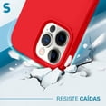 thumbnail image 3 of Funda de Protección para iPhone 14 Pro - Sovico - Silicón con Forro de Microfibra, 3 of 6