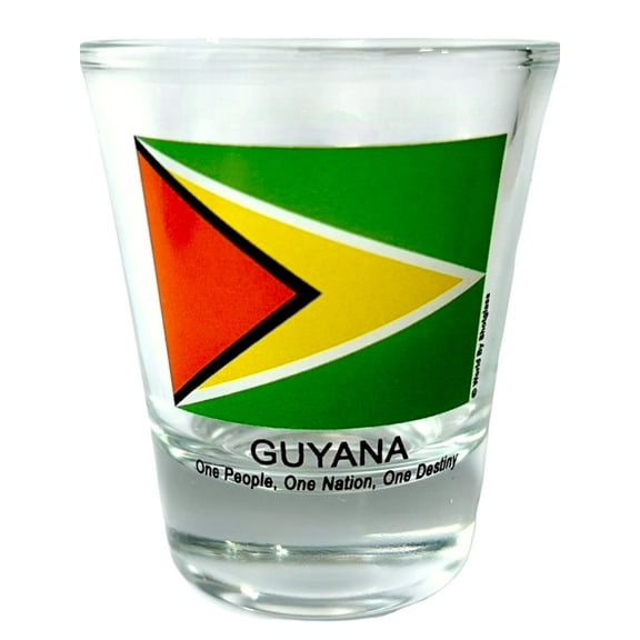 Guyana Flag Shot Glass