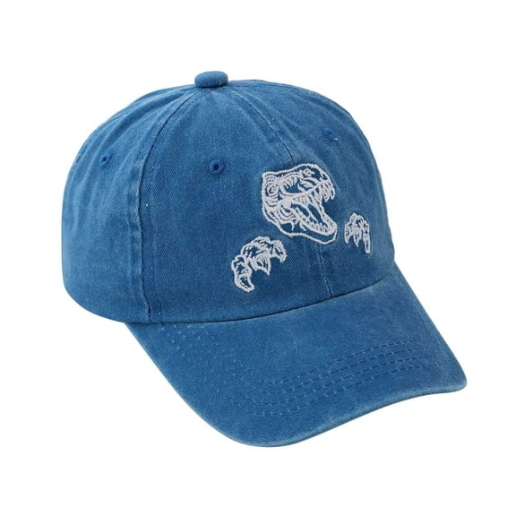 AWZXDE Kids Baseball Hat Dinosaur Design Adjustable Washed Cap for Boys Outdoor Sports Casual Spring Fall Toddler