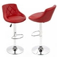 thumbnail image 4 of Air Lift Adjustable Swivel Bar Stools With Seat Back Pad, Set Of 2, 4 of 8