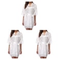 thumbnail image 3 of Qarigey Camisón de encaje de manga corta para mujer, lencería Sexy, camisón de luna de miel, ropa de dormir, vestido largo, ropa interior S Type1 NO1, 3 of 6