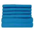 thumbnail image 2 of Luxury Home Super-Soft 1600 Series Double-Brushed 6 Pcs Bed Sheets Set (California King, Dusty Blue), 2 of 3