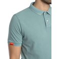 thumbnail image 4 of Superdry Vint Destroy Polo Shirt, Blue, 4 of 5