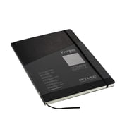 Fabriano Ecoqua Plus Stitch-Bound Notebook, 8.3 x 11.7, A4, Graph, Black