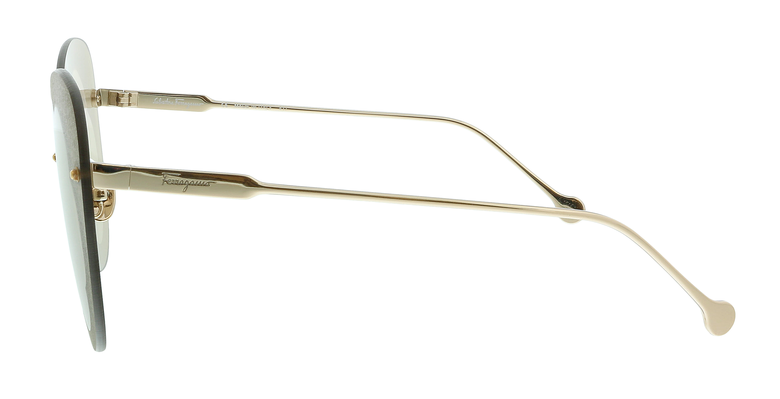 Salvatore Ferragamo SF178S FIORE 718 Shiny Gold/Birch