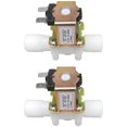 thumbnail image 1 of 2 válvulas solenoides de plástico de 12 V y 1/2 pulgada, magnéticas, para agua y aire, normalmente cerradas, 1 of 5