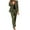 Army Green, variant on Aoochasliy Womens Pants Clothes Long Sleeve Solid Suit Pants Casual Elegant Business Suit Sets