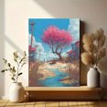 thumbnail image 6 of Spring Blossom Tree Landscape Canvas Print, Wall Decor for Living Room Bedroom Office Restaurant Hallway Study Studio, 6 of 8