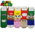 thumbnail image 2 of Calcetines de Super Mario para niños, figuras de acción, juguetes de Cosplay, regalo de cumpleaños y Navidad, dibujos animados, Odyssey, Yoshi, Anime, 2 of 5