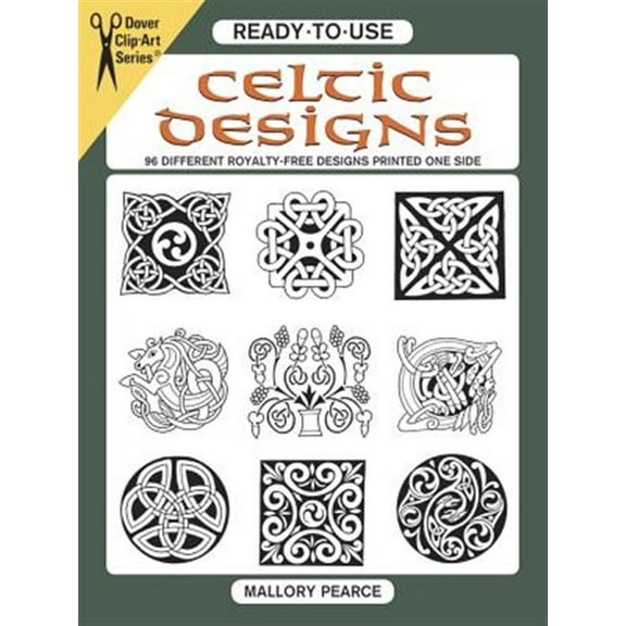 Pre-Owned Ready-to-Use Celtic Designs: 96 Different Royalty-Free Designs Printed One Side (Dover Clip Art Ready-to-Use) Paperback