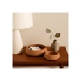 thumbnail image 2 of Elegant Ceramic Decorative Bowl for Coffee Table - Decorative Centerpiece Table Decorations or Living Room for Home Decor Accents - Kitchen Counter Decor, Key or Candy Bowl - Set of 2, 4" Brown, 2 of 10