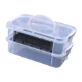 thumbnail image 2 of lingqin Mealworm Breeding Box Easy to Clean Breadworm Breeding Box Feeding Container 2 Layer, 2 of 9