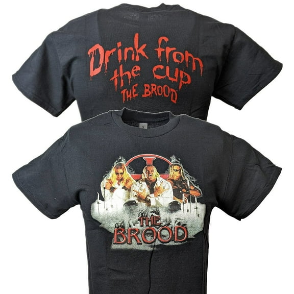 The Brood Edge Christian Drink from the Cup Black T-shirt