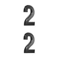 thumbnail image 2 of Matsuzay Números de casa para exterior, marcas numéricas negras, piezas de signos de número, signo de número, herramientas de marcado de Type3 NO3, 2 of 6