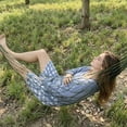 thumbnail image 3 of Outdoor Hammock Portable Camping Hammock with High-Tenacity Suspension Rope Mesh Swing Handwoven Hammock Camping Hammock, 3 of 8