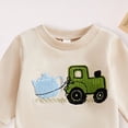thumbnail image 5 of TOWED22 Baby Toddler Boys Cotton 2 Piece Long Sleeve Sweatshirt and Sweatpant Jogger Pants Set(Blazer,12-18 M), 5 of 5