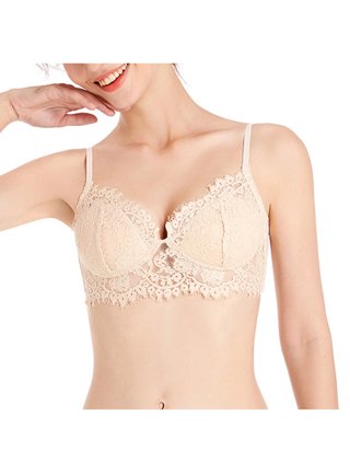 Bigersell Padded Bra With Straps Butterfly Back Underwear Without