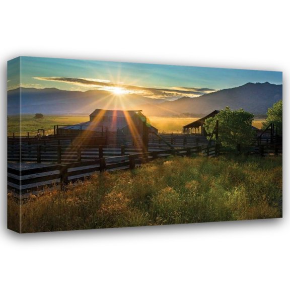Mark Geistweite 18x13 Gallery Wrapped Canvas Wall Art Titled - Walker Basin II