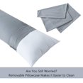thumbnail image 4 of Almohada corporal ELNIDO QUEEN, suave y larga, con funda de almohada, 4 of 7