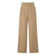 thumbnail image 7 of Smsaxvxz Womens Wide Leg Dress Pants High Waisted Business Casual Trousers with Pockets Khaki 2XL, 7 of 7