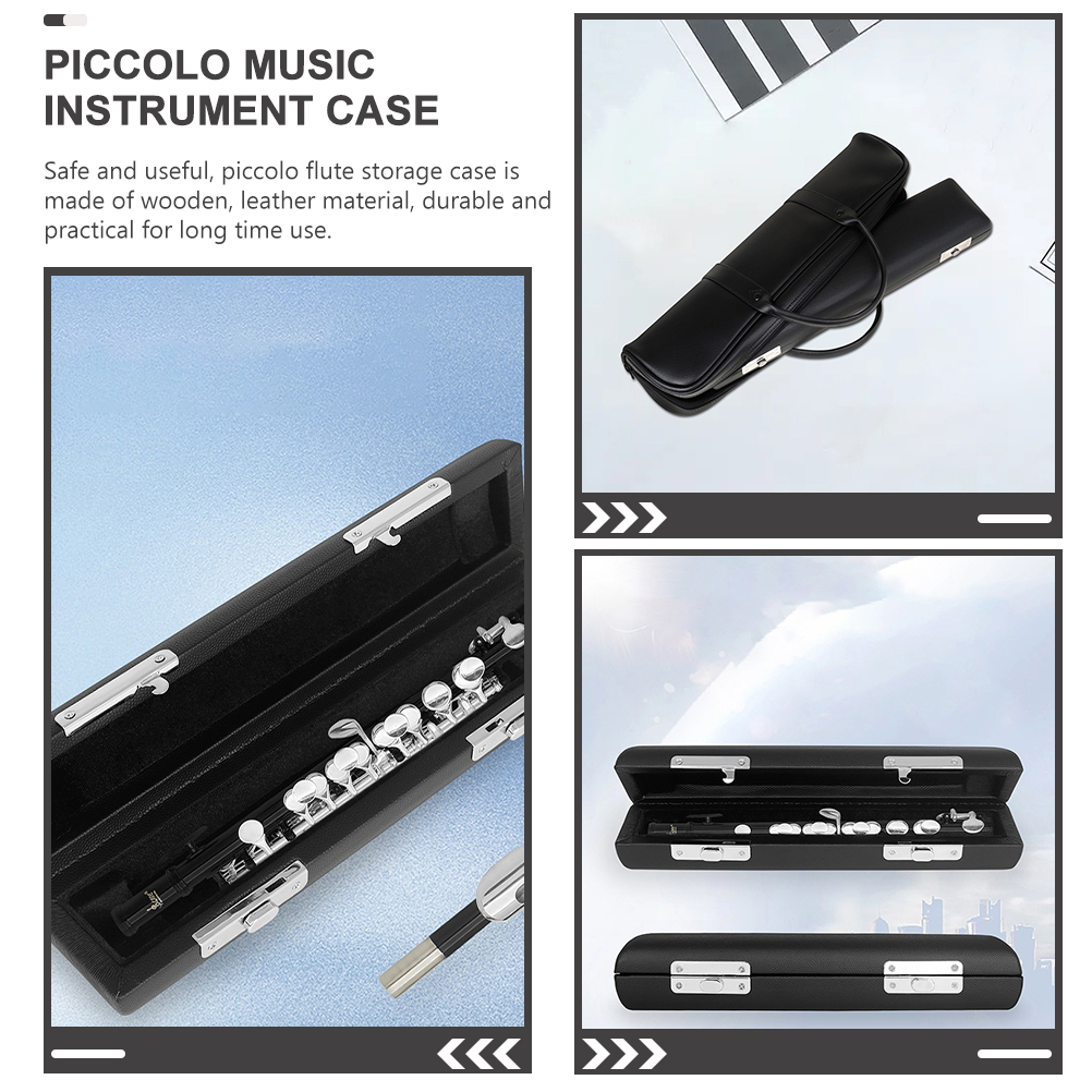 Flute、Piccolo収納特注ケース、布カバー付き一品もの Amazon.com: GREENADSCAPE Piccolo Flute Storage Case Leather