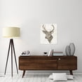 thumbnail image 2 of Global Gallery's 'Wild and Beautiful II with Brown' by Daphne Brissonnet Stretched Canvas Wall Art, 2 of 4
