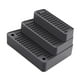thumbnail image 1 of Rampa para caja de arena automática para gatos, escalera para arena para gatos, almohadilla lavable, extraíble con filtro, estribo de 3 escalones para Gris oscuro, 1 of 8