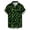 01 Yellow 2, variant on Awdenio Mens Shirts St Patricks Day Shirt Shamrock Printed Retr Short Sleeve Casual Button Down Holiday Shirts