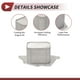 thumbnail image 4 of Enfriador de aceite de motor Unique Bargains para BMW X1 2014-2022, enfriador de aceite de transmisión con 4 juntas tóricas No.11428585238, aleación de aluminio tono plateado, 1 juego, 4 of 6