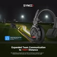 thumbnail image 2 of Sistema de intercomunicación con auriculares inalámbricos SYNCO XTALK X2 400m, 2 of 9