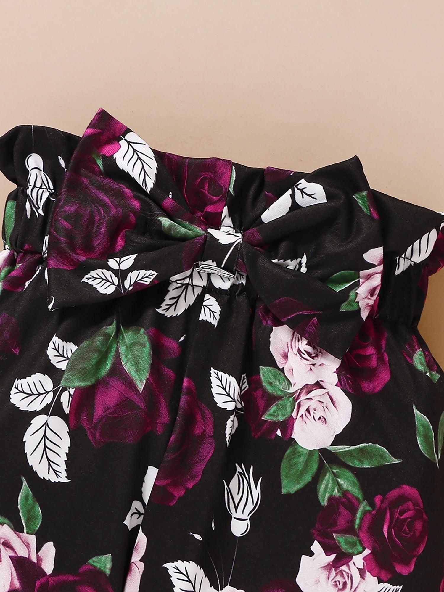 ZOEREA Toddler Baby Girl Clothes 3Pcs Long Sleeves Ruffle Dress Shirt Top Floral Pant Headband Set