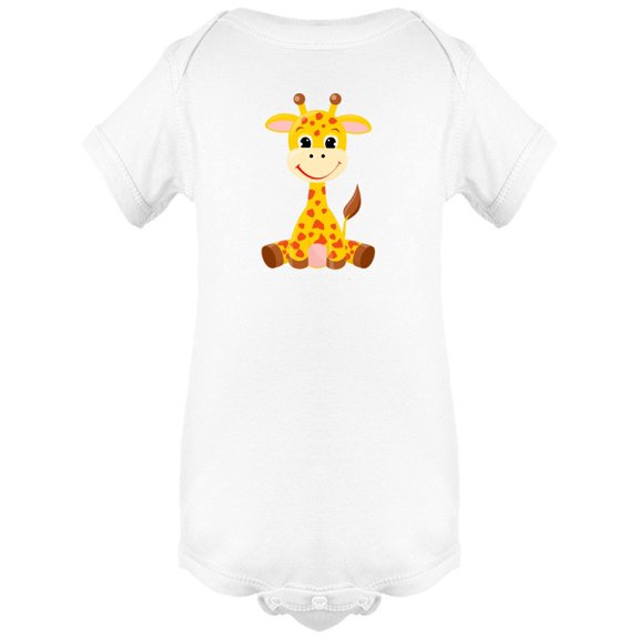 Adorable Happy Baby Giraffe Bodysuit Infant -Image by Shutterstock,  6 Months