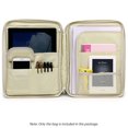 thumbnail image 6 of Multi-Functional A4 Document Bags Portfolio Organizer Waterproof Travel Pouch Zippered Case for Pads Notebooks Pens ID Card Gift for Students Travelers Businessman, 6 of 9