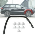 thumbnail image 5 of munirater Front Passenger Side Black Wheel Molding Fender Flare Fit for Jeep Grand Cherokee 2011 2012 2013 2014 2015 2016 2017 CH1291106, 5 of 5