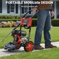 thumbnail image 6 of 4000PSI Gas Pressure Washer, 2.6GPM Gas Powered High Pressure Washer with 210CC Engine, 5 Adjustable Nozzles, Onboard Soap Tank, Spray Gun and Wand, 6 of 9