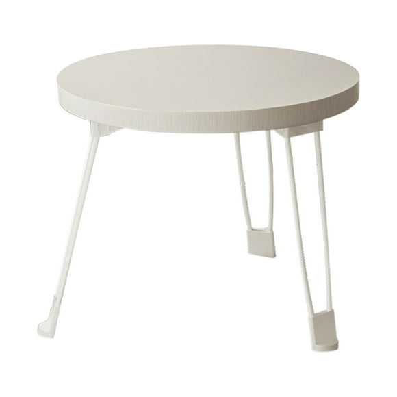 Pisexur Batería de cocina Mesa pequeña plegable para sofá, mesa auxiliar móvil, mesa redonda pequeña, mesa de comedor pequeña para el hogar, mesa de exterior para el para la cocina del hogar