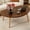 31.5"l Kidney Dark Walnut, variant on , 31.5" Low Coffee Tables with Solid Wood Legs, Floor Table Desk for Sitting on The Floor, Easy Assembly Small Japanese Coffee Table for Living Room, Apartment, Office (Large Mango Yellow)