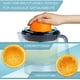 thumbnail image 4 of Exprimidor de limones eléctrico alto rendimiento en zumo - exprimidor, exprimidor de naranjas 2 sentidos de giro - exprimidor eléctrico 2 conos - naranjas exprimidor de cítricos acero inoxidable Adepaton MZQ-1002, 4 of 9