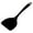 Black, variant on Chef Craft 11" Long Melamine Jumbo Turner Spatula - White 3 Pack
