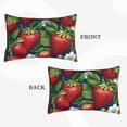 thumbnail image 4 of Balery Strawberry2 Bedding Queen Pillow Cases - Envelope Closure - Soft Brushed Microfiber Fabric - Shrinkage and Fade Resistant Pillow Cases-14"x20", 4 of 9