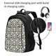 thumbnail image 2 of Balery Panda With Crown And Stars Mochila con carga USB para hombre y mujer - Mochila impermeable y antirrobo para laptop con puerto USB para viajes, trabajo, 2 of 7