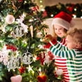 thumbnail image 4 of TIELUTT Throw Everything Behind the Wooden Christmas Tree with Interesting Christmas Decorations Light Garland Plug in Weight Ornament String Garland for Chandelier Glass Paper Trees, 4 of 5