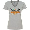 thumbnail image 3 of Inktastic I'm Ready for Halloween Women's V-Neck T-Shirt, 3 of 5