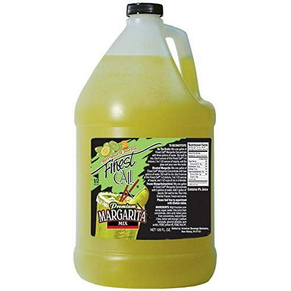 Finest Call Margarita Mix Concentrate, 1 Gallon, Tangy Lime Flavor