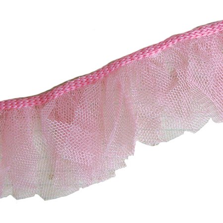 "Tu-Tu Tulle Trim 1.7"" Wide 24 Yards/Roll-Ballerina Pink"