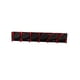 thumbnail image 3 of Soporte para cañas de pescar, expositor para 6 cañas de pescar, montaje en pared, para todo tipo de cañas, tienda de cañas, hogar Rojo, 3 of 9