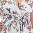 thumbnail image 5 of Miss Lavish London Women's Plus Size Dresses Retro Floral Rockabilly 40s and 50s Vintage Fashion [FLORAL-WHITE-22], 5 of 5